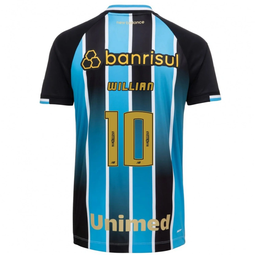 Danxen Women Willian Borges Da Silva #10 Blue Brown Black Home Jersey 2026/27 T-Shirt