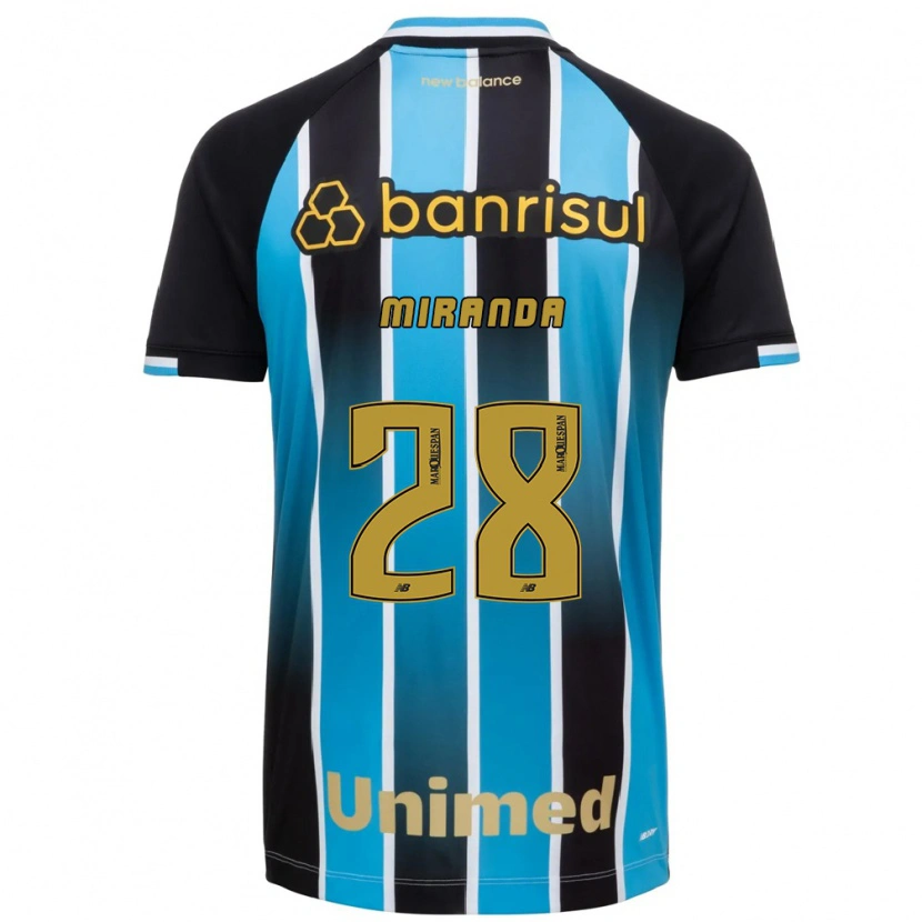 Danxen Women Paulo Miranda #28 Blue Brown Black Home Jersey 2026/27 T-Shirt