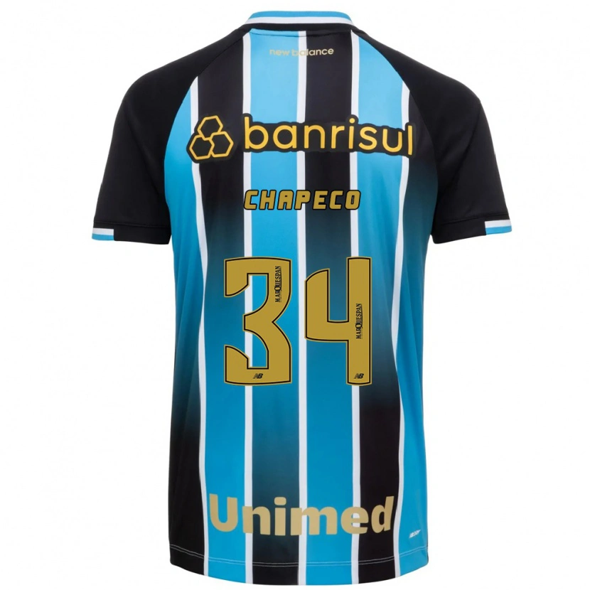 Danxen Women Gabriel Chapeco #34 Blue Brown Black Home Jersey 2026/27 T-Shirt