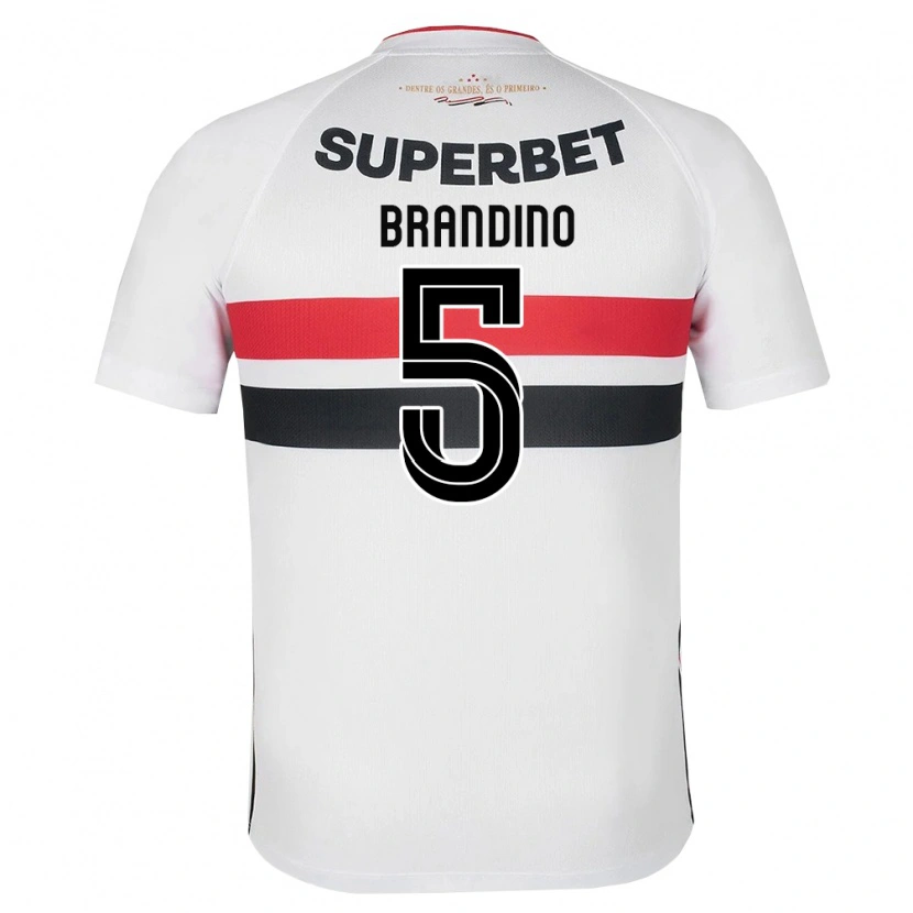 Danxen Women Kika Brandino #5 White Red Black Home Jersey 2026/27 T-Shirt