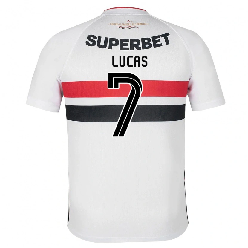 Danxen Women Lucas Moura #7 White Red Black Home Jersey 2026/27 T-Shirt