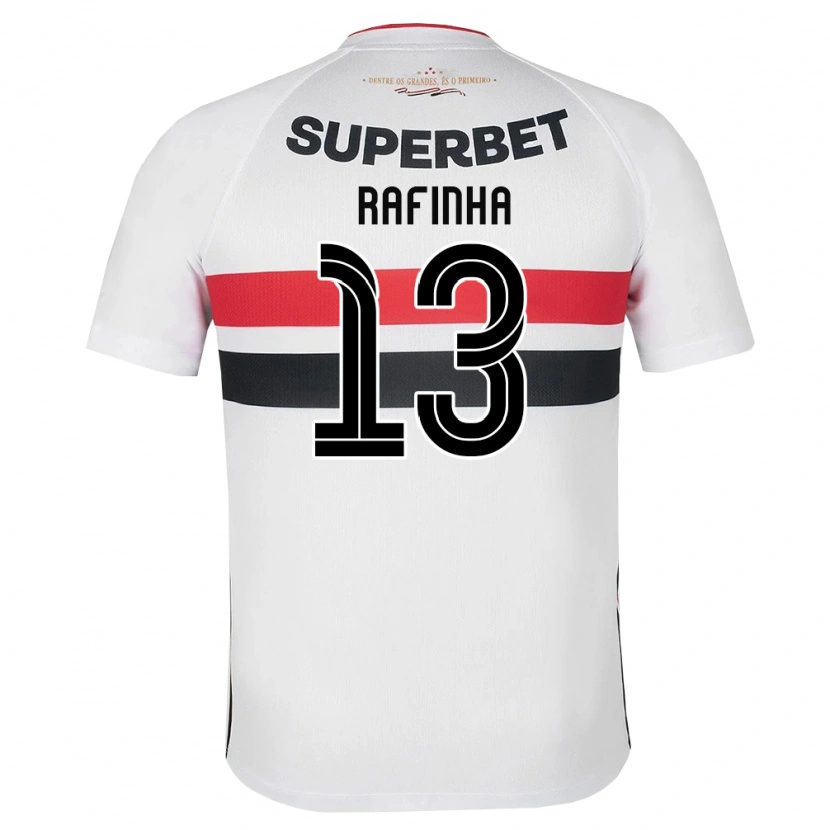 Danxen Women Rafinha #13 White Red Black Home Jersey 2026/27 T-Shirt