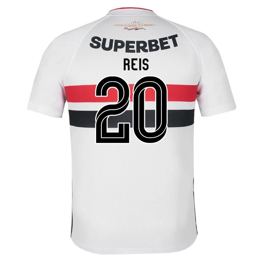 Danxen Women Guilherme Reis #20 White Red Black Home Jersey 2026/27 T-Shirt