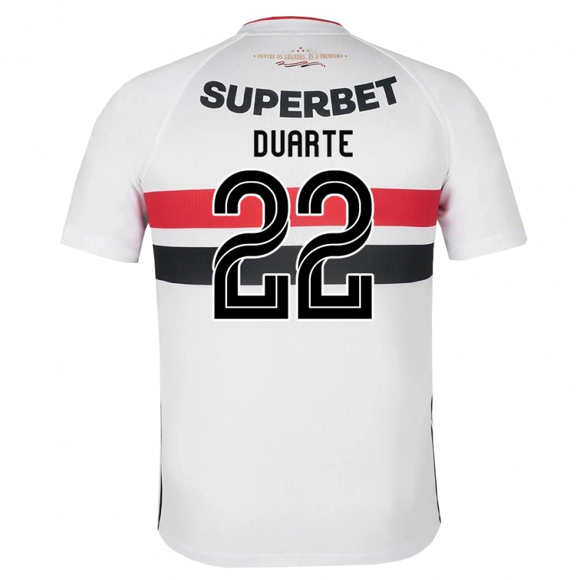 Danxen Women Domingos Duarte #22 White Red Black Home Jersey 2026/27 T-Shirt