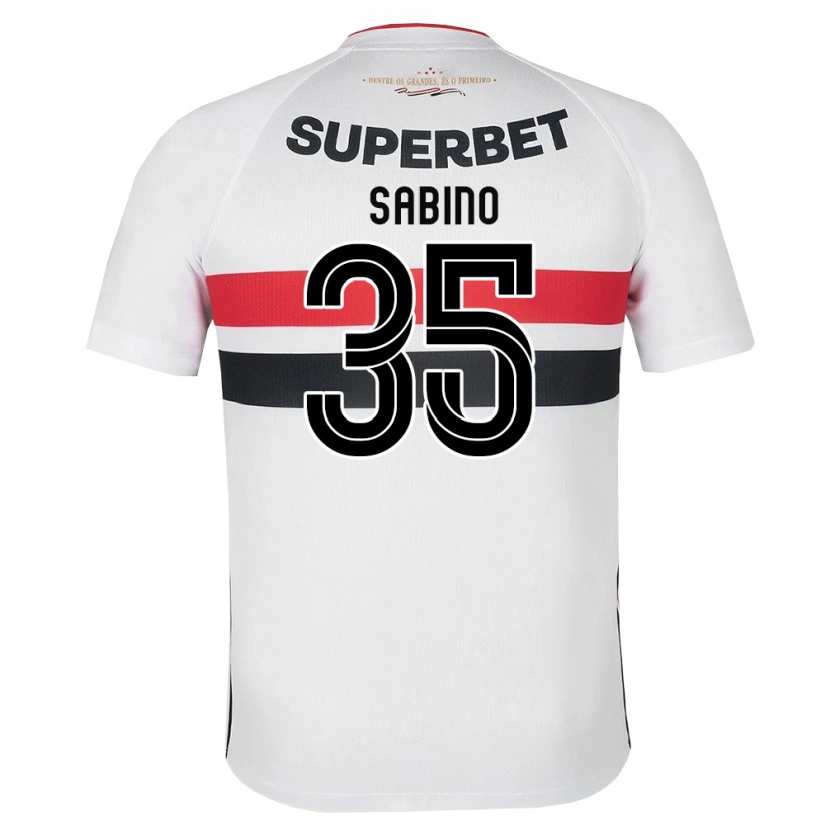 Danxen Women José Sabino Chagas Monteiro #35 White Red Black Home Jersey 2026/27 T-Shirt