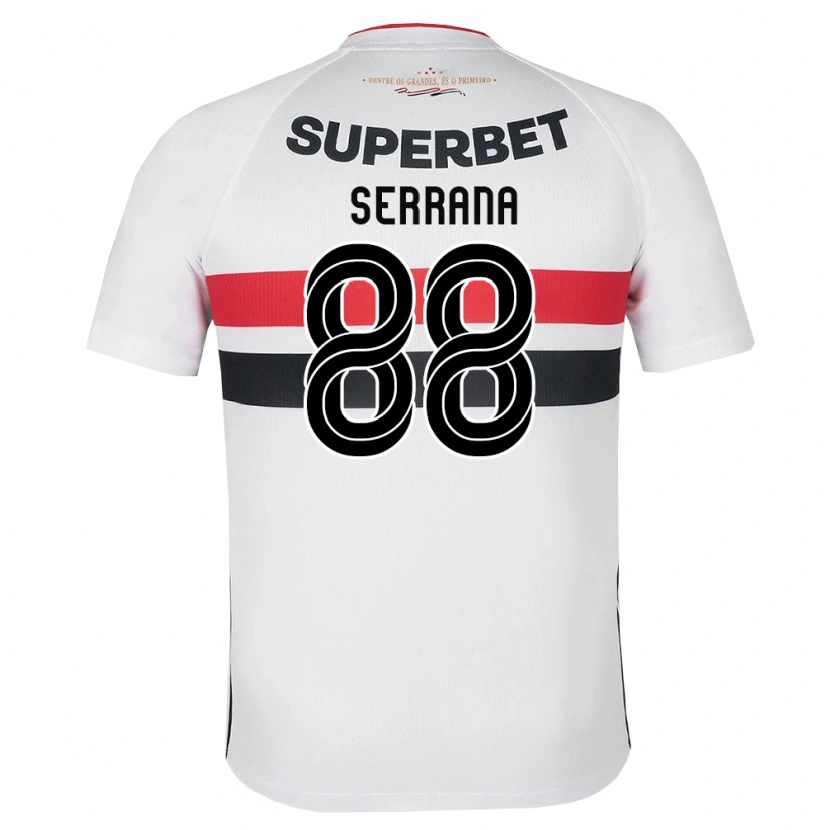 Danxen Women Serrana #88 White Red Black Home Jersey 2026/27 T-Shirt