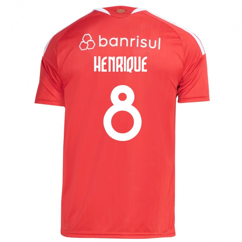 Danxen Women Bruno Henrique #8 Red White Home Jersey 2026/27 T-Shirt