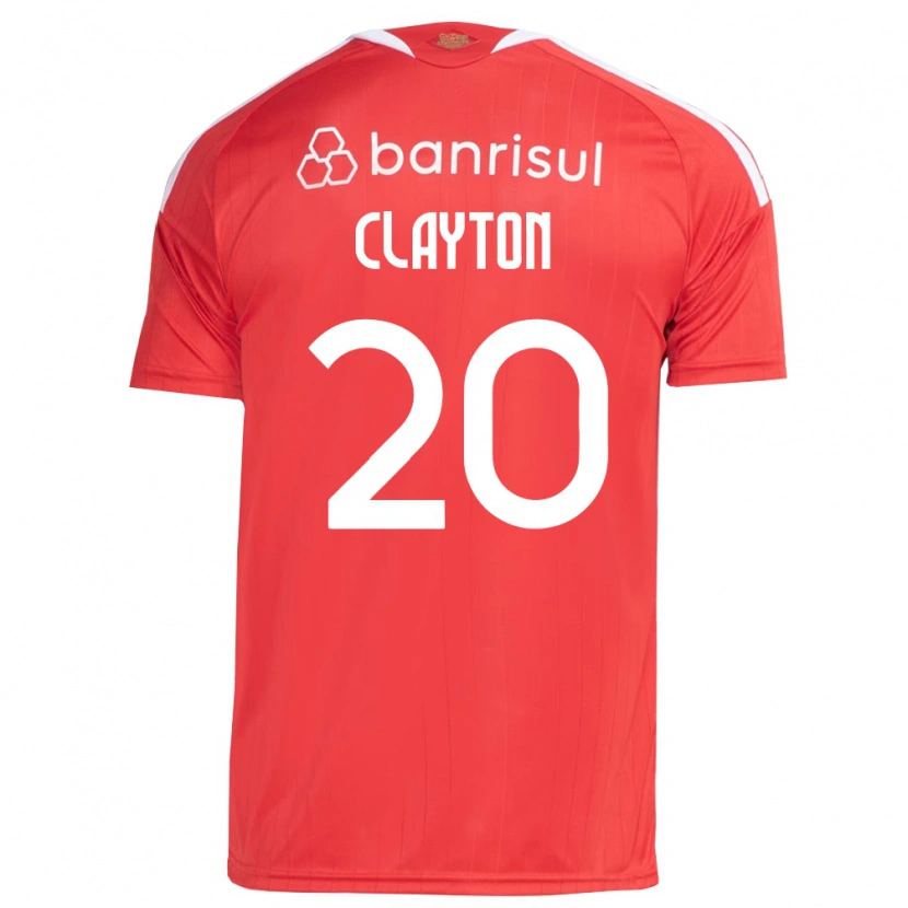 Danxen Women Clayton Sampaio Pereira #20 Red White Home Jersey 2026/27 T-Shirt
