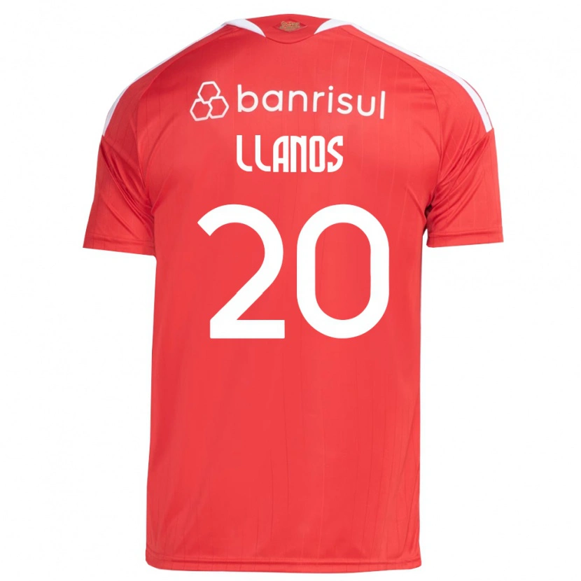 Danxen Women Pati Llanos #20 Red White Home Jersey 2026/27 T-Shirt