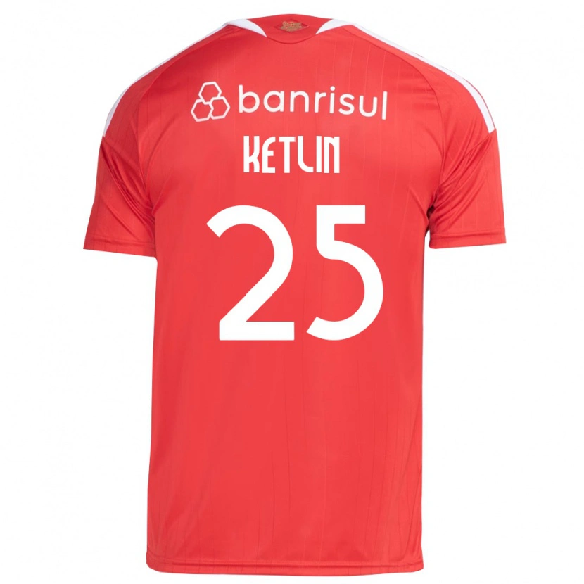 Danxen Women Ketlin #25 Red White Home Jersey 2026/27 T-Shirt