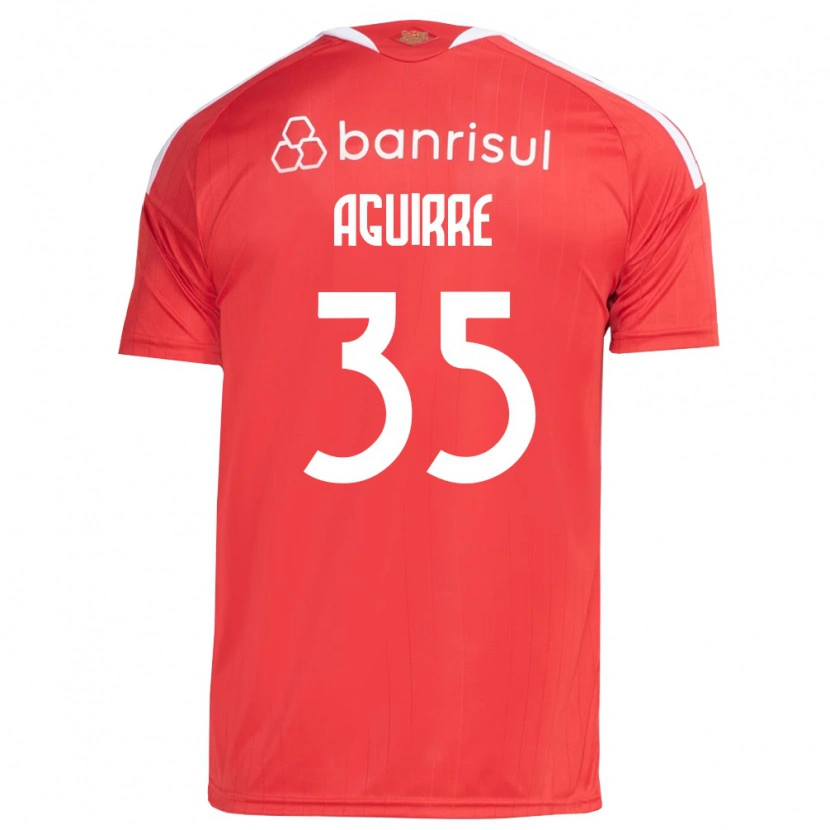 Danxen Women Braian Aguirre #35 Red White Home Jersey 2026/27 T-Shirt