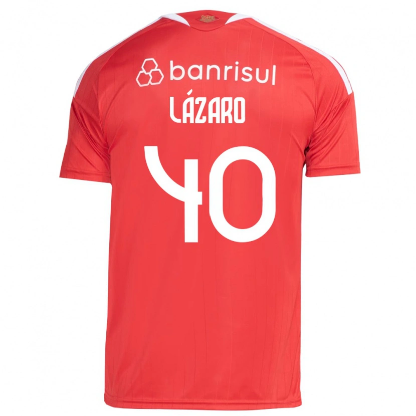Danxen Women Lázaro Gonçalves Do Nascimento Junior #40 Red White Home Jersey 2026/27 T-Shirt