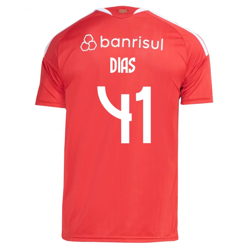 Danxen Women Matheus Dias #41 Red White Home Jersey 2026/27 T-Shirt