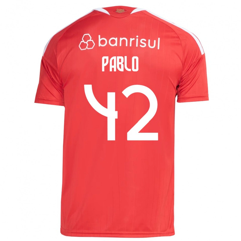 Danxen Women Pablo #42 Red White Home Jersey 2026/27 T-Shirt