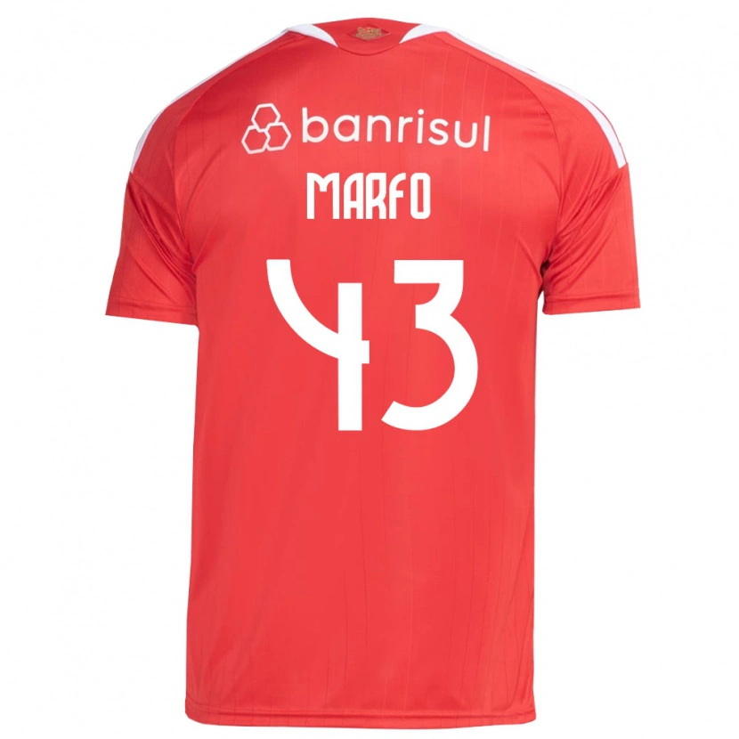 Danxen Women Denis Marfo #43 Red White Home Jersey 2026/27 T-Shirt