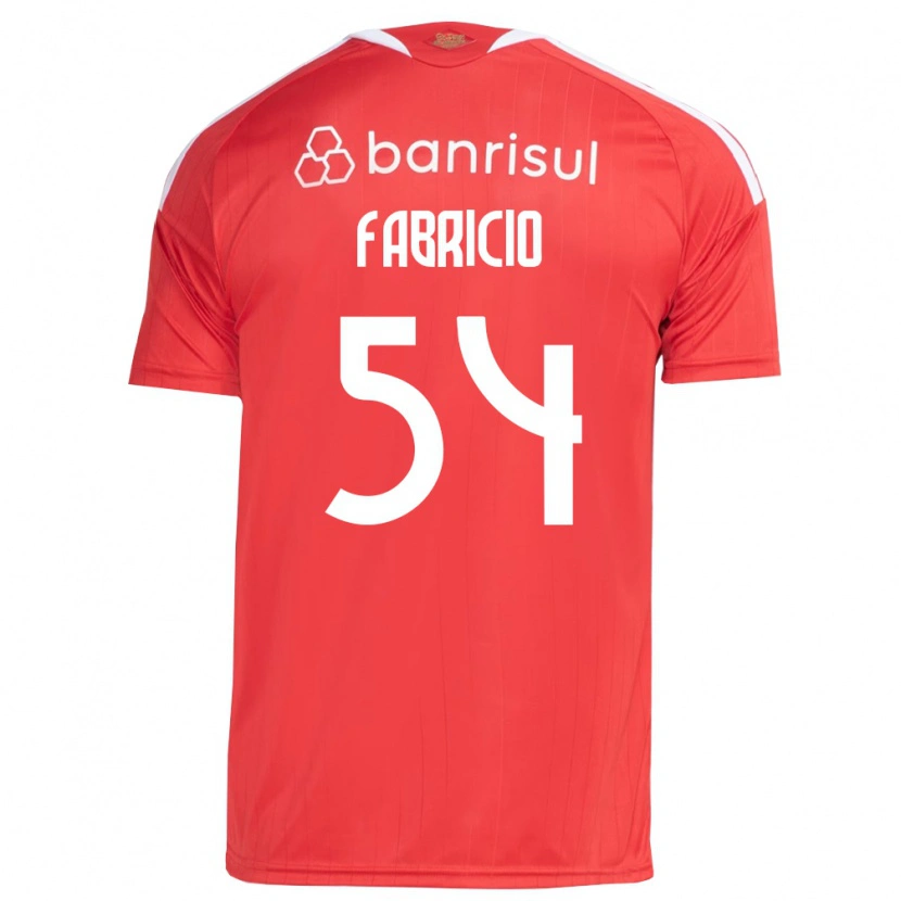Danxen Women Fabricio Zechmeister Do Prado #54 Red White Home Jersey 2026/27 T-Shirt