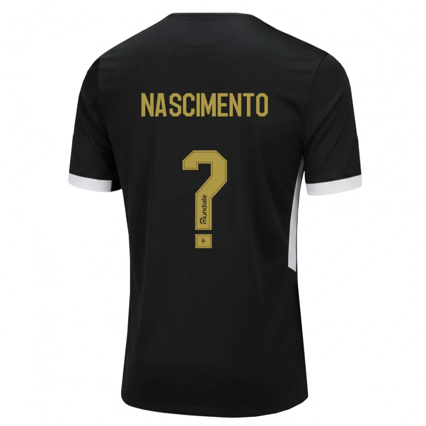 Danxen Women Ruan Nascimento #0 Black White Yellow Home Jersey 2026/27 T-Shirt