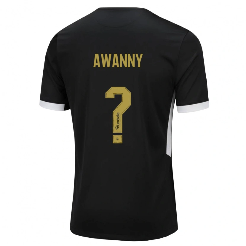 Danxen Women Awanny #0 Black White Yellow Home Jersey 2026/27 T-Shirt