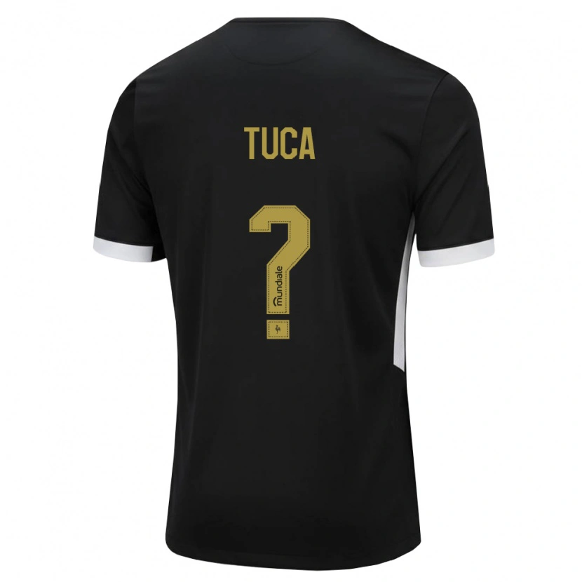 Danxen Women Tuca #0 Black White Yellow Home Jersey 2026/27 T-Shirt