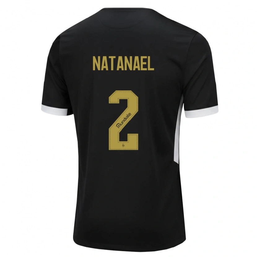 Danxen Women Natanael Moreira Milouski #2 Black White Yellow Home Jersey 2026/27 T-Shirt