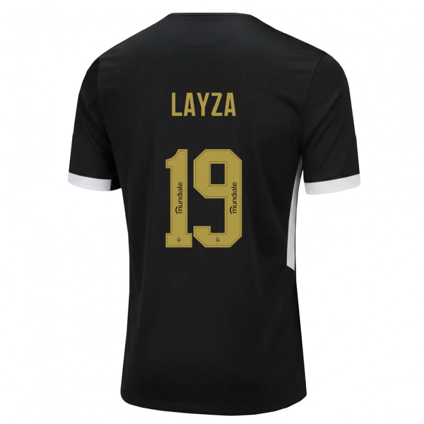 Danxen Women Layza #19 Black White Yellow Home Jersey 2026/27 T-Shirt