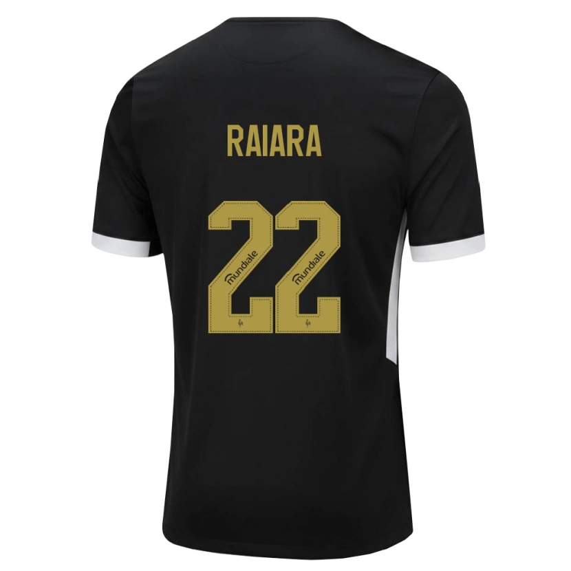 Danxen Women Raiara #22 Black White Yellow Home Jersey 2026/27 T-Shirt