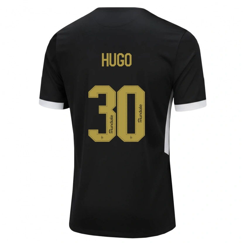 Danxen Women Victor Hugo #30 Black White Yellow Home Jersey 2026/27 T-Shirt