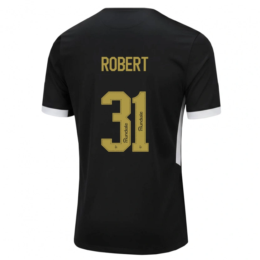 Danxen Women Robert Pinto Alves Assunção #31 Black White Yellow Home Jersey 2026/27 T-Shirt