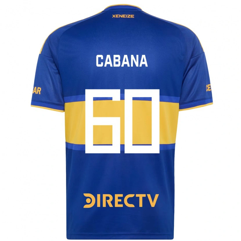 Danxen Women Juan Pablo Cabana #60 Royal Blue Yellow Home Jersey 2026/27 T-Shirt