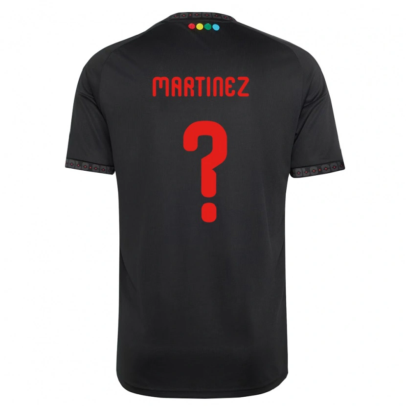 Danxen Women Ivan Martinez #0 Black Red Away Jersey 2026/27 T-Shirt