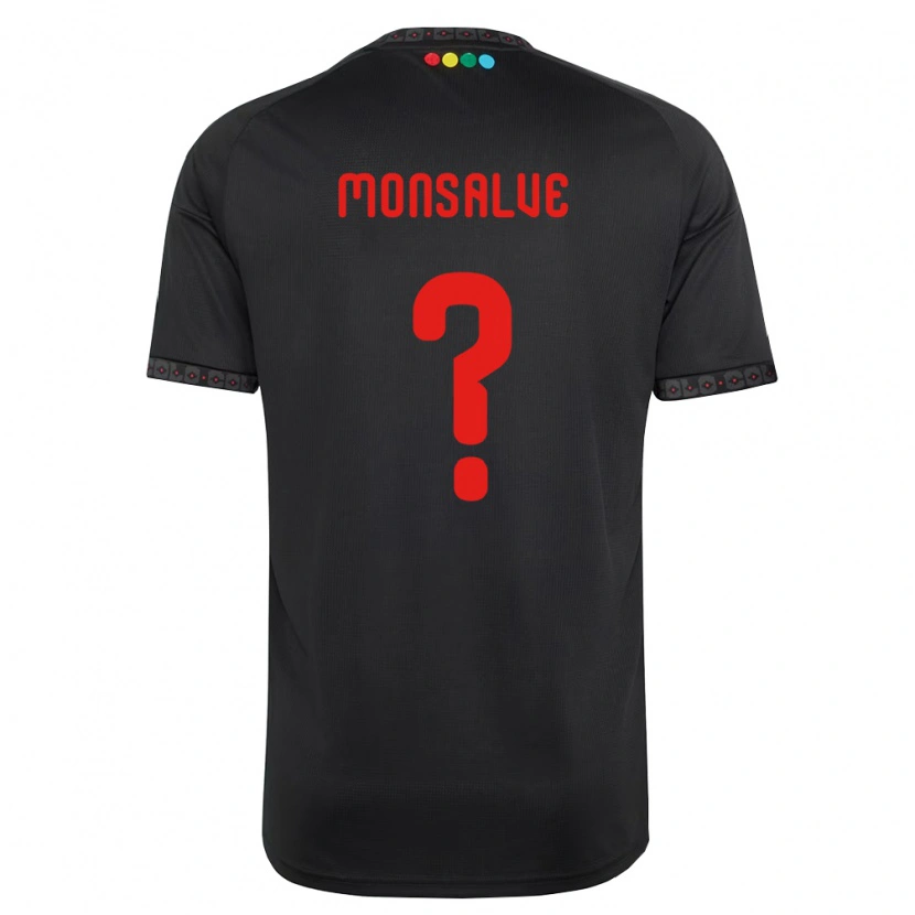 Danxen Women Gaspar Monsalve #0 Black Red Away Jersey 2026/27 T-Shirt