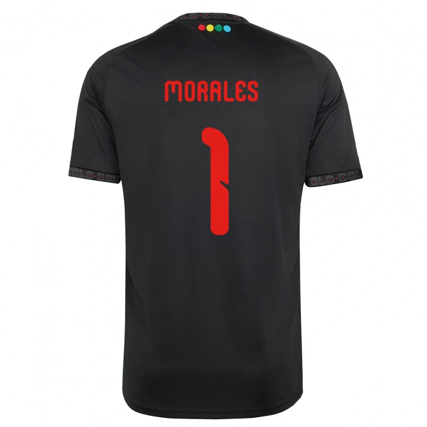 Danxen Women Benjamin Morales #1 Black Red Away Jersey 2026/27 T-Shirt