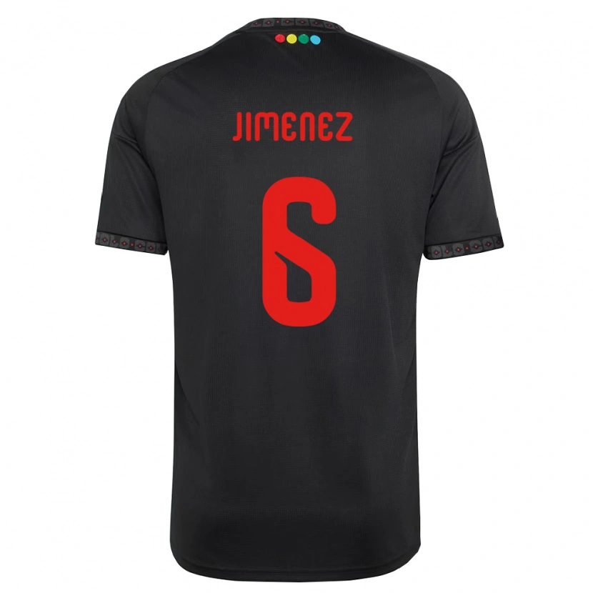 Danxen Women Yastin Jiménez #6 Black Red Away Jersey 2026/27 T-Shirt
