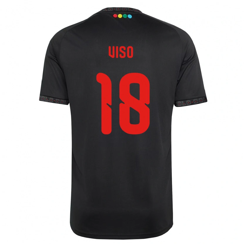 Danxen Women Ysaura Viso #18 Black Red Away Jersey 2026/27 T-Shirt
