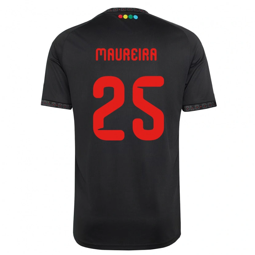 Danxen Women Gabriel Maureira #25 Black Red Away Jersey 2026/27 T-Shirt