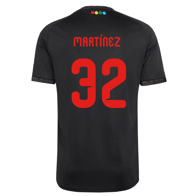 Danxen Women Vicente Martínez #32 Black Red Away Jersey 2026/27 T-Shirt
