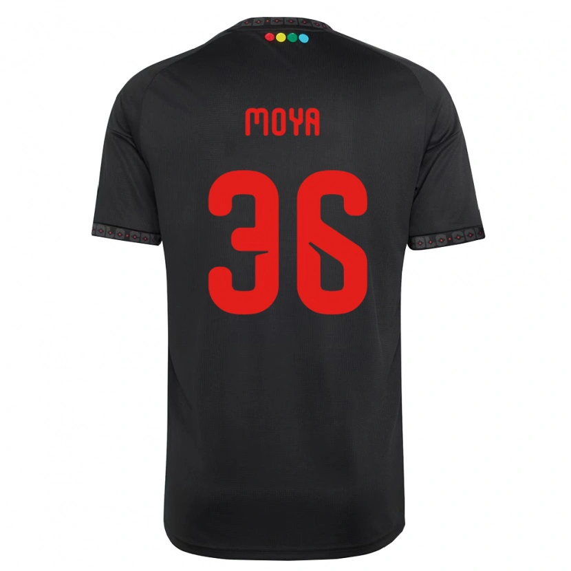 Danxen Women Matías Moya G. #36 Black Red Away Jersey 2026/27 T-Shirt