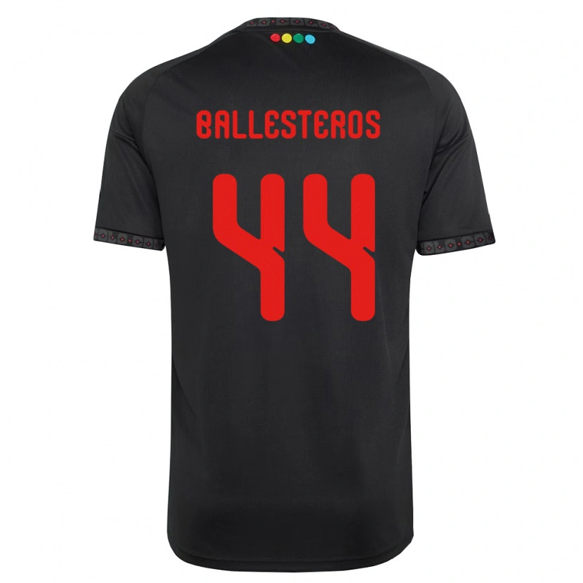 Danxen Women Martín Ballesteros #44 Black Red Away Jersey 2026/27 T-Shirt