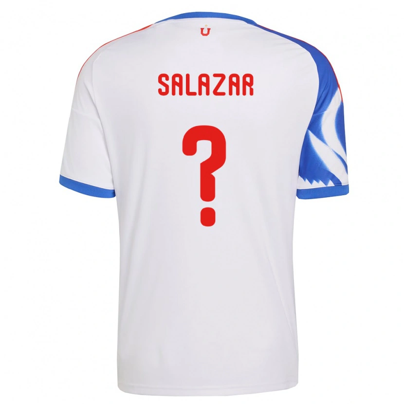 Danxen Women Yahir Salazar #0 White Navy Blue Away Jersey 2026/27 T-Shirt