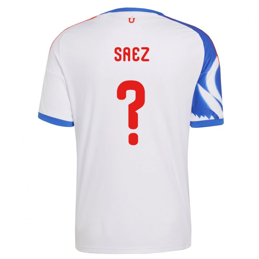 Danxen Women Ignacio Sáez #0 White Navy Blue Away Jersey 2026/27 T-Shirt