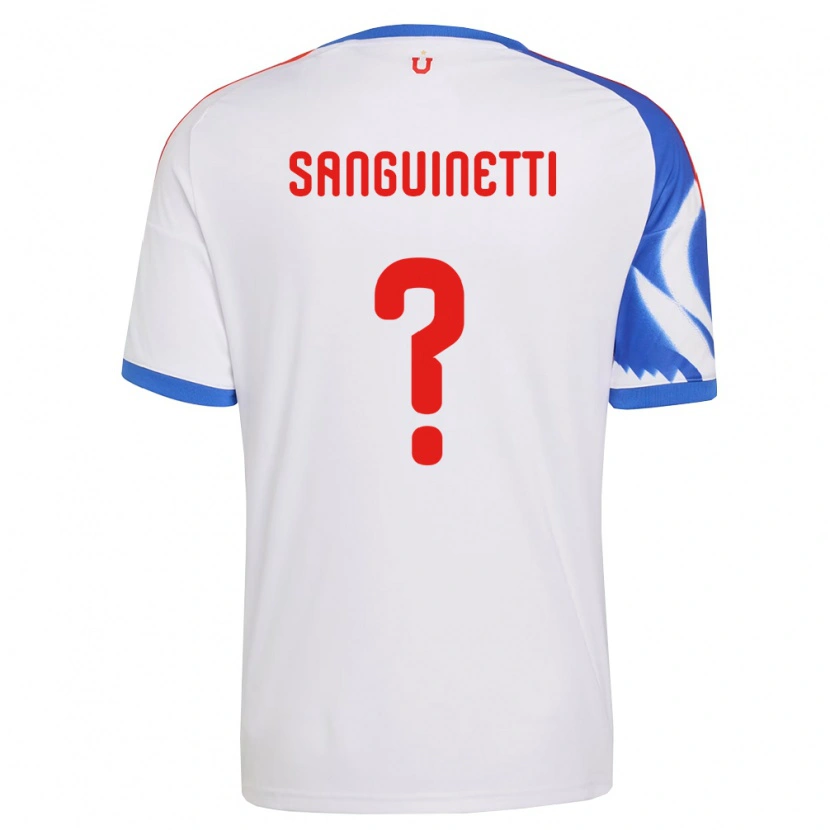 Danxen Women Fernando Osorio Sanguinetti #0 White Navy Blue Away Jersey 2026/27 T-Shirt