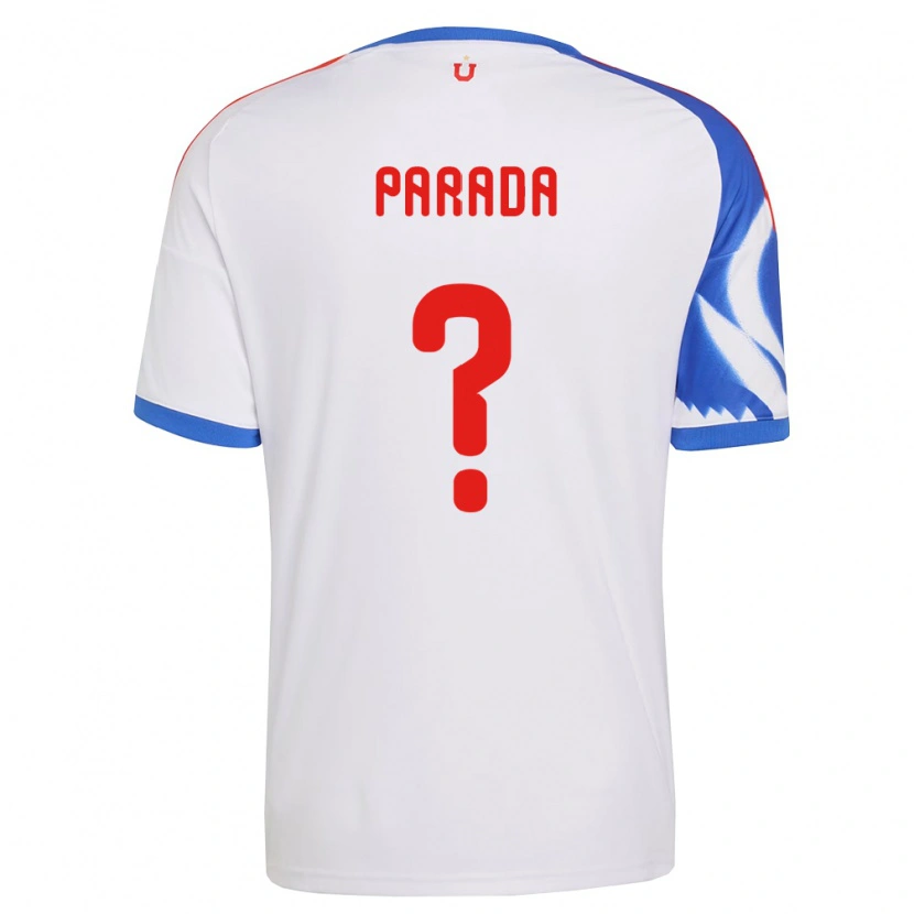 Danxen Women Ignacio Parada #0 White Navy Blue Away Jersey 2026/27 T-Shirt