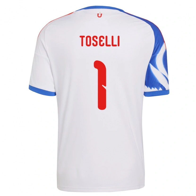 Danxen Women Cristopher Toselli #1 White Navy Blue Away Jersey 2026/27 T-Shirt