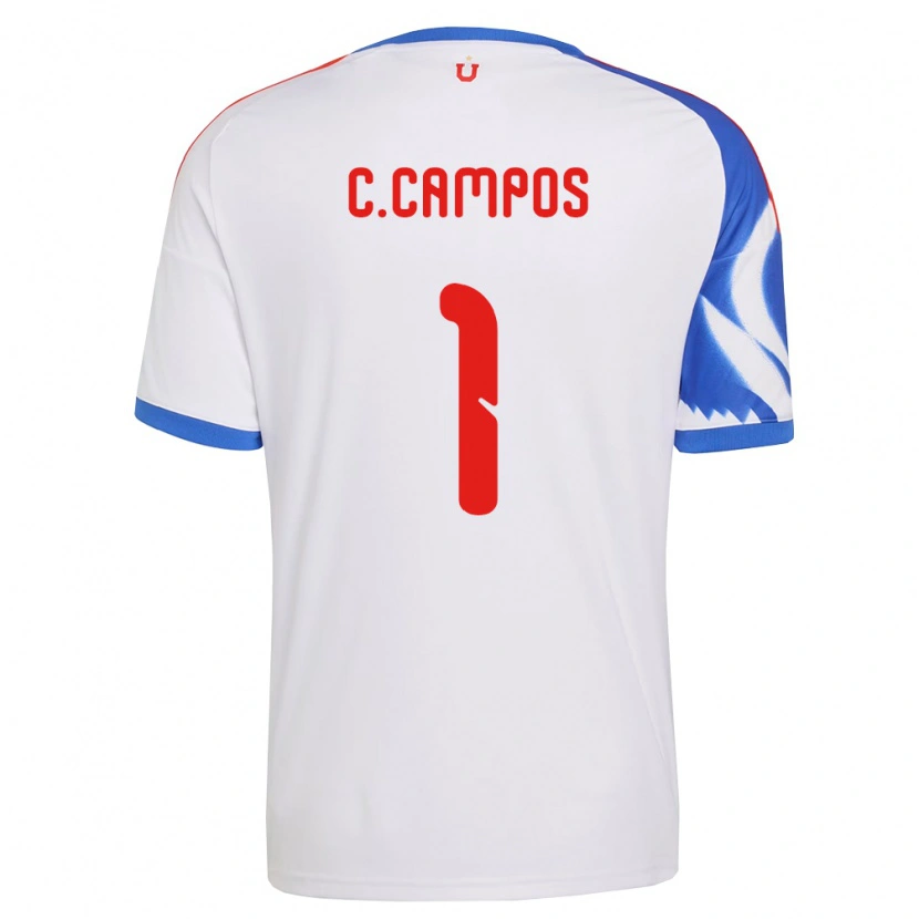 Danxen Women Cristóbal Campos #1 White Navy Blue Away Jersey 2026/27 T-Shirt