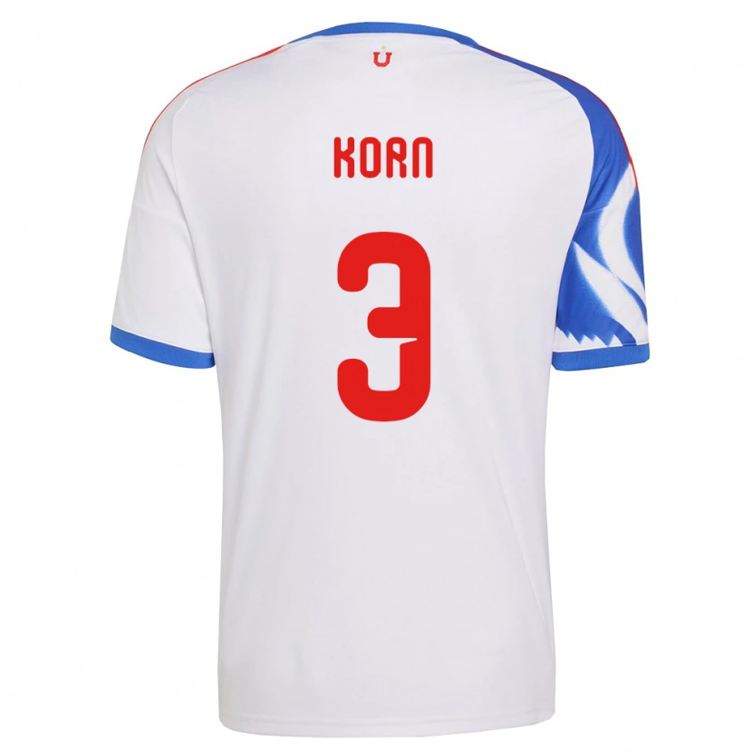 Danxen Women Agustín Korn #3 White Navy Blue Away Jersey 2026/27 T-Shirt
