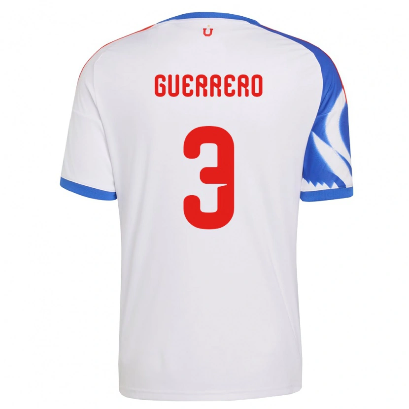 Danxen Women Carla Guerrero #3 White Navy Blue Away Jersey 2026/27 T-Shirt