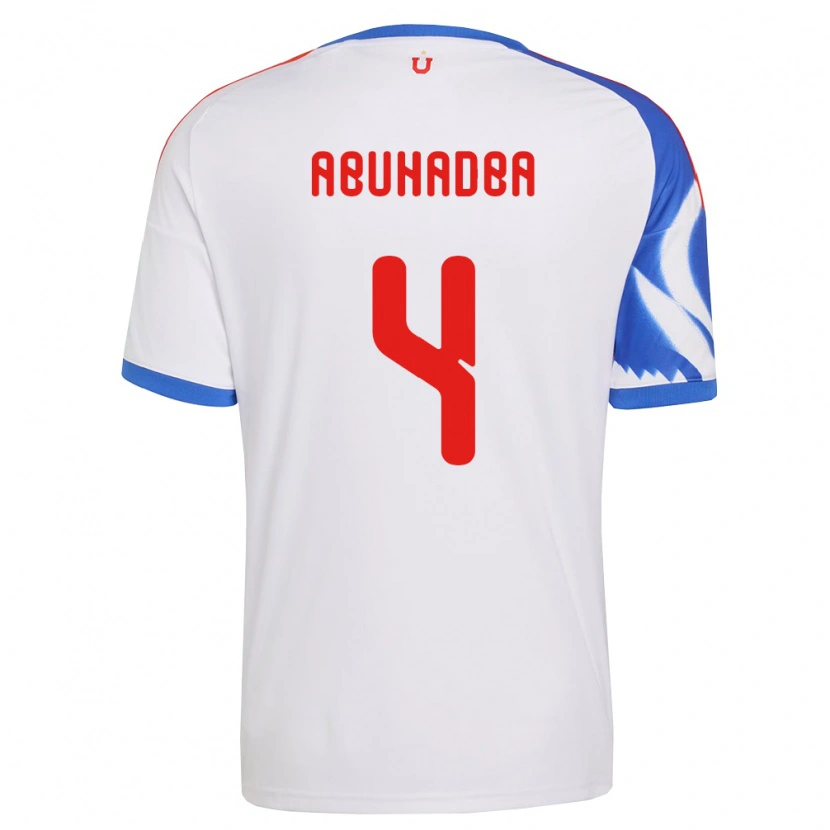 Danxen Women Zacarías Abuhadba #4 White Navy Blue Away Jersey 2026/27 T-Shirt