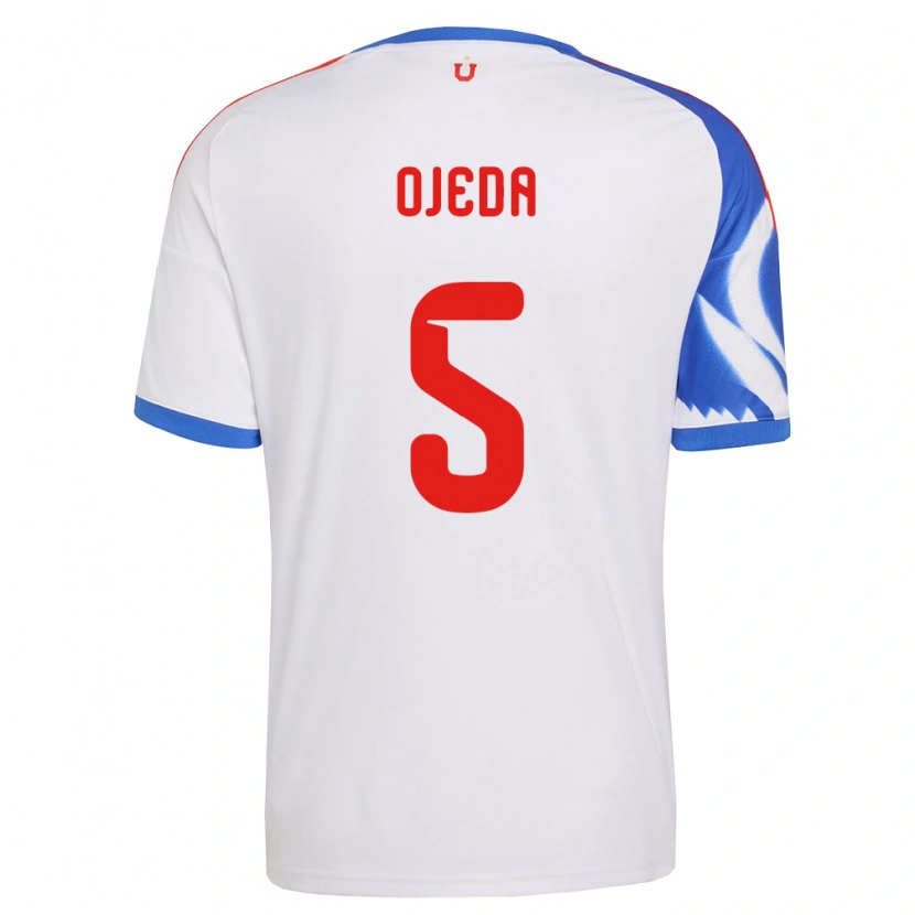 Danxen Women Emmanuel Ojeda #5 White Navy Blue Away Jersey 2026/27 T-Shirt