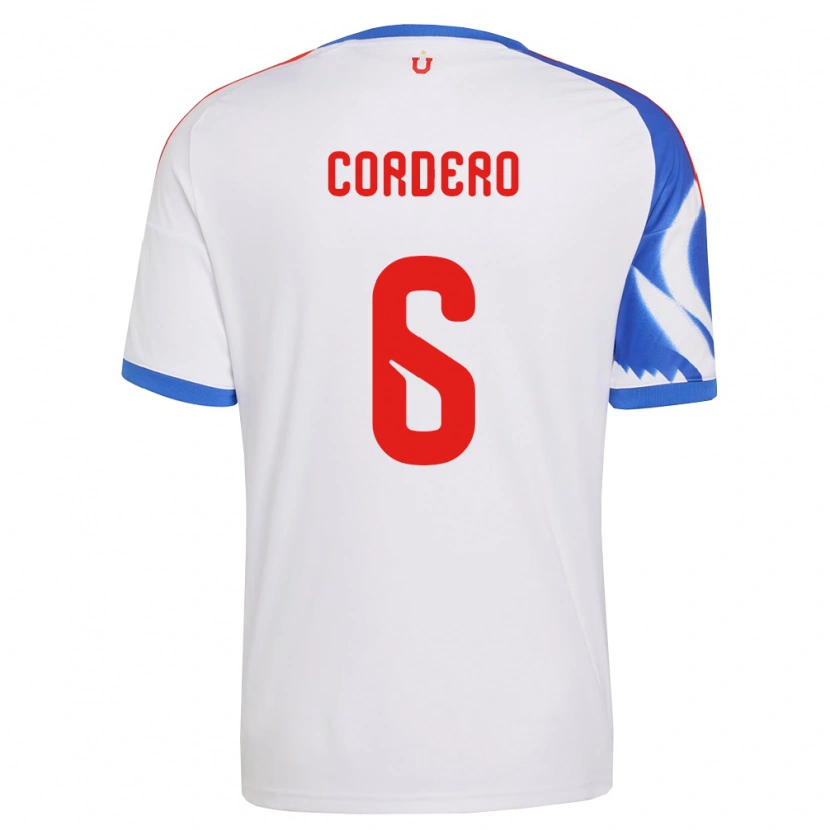 Danxen Women Renato Cordero #6 White Navy Blue Away Jersey 2026/27 T-Shirt