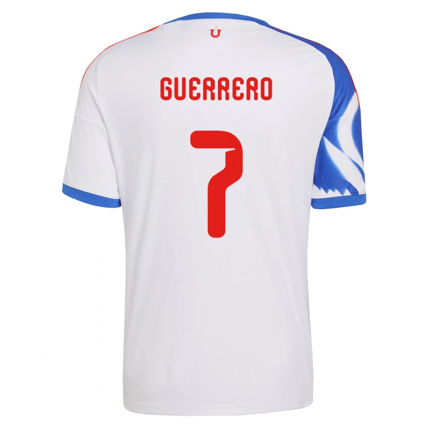Danxen Women Maximiliano Guerrero #7 White Navy Blue Away Jersey 2026/27 T-Shirt